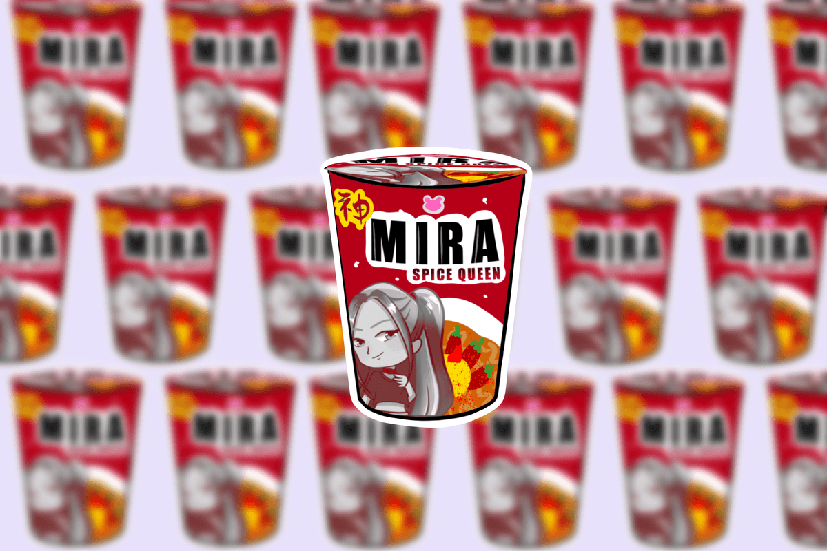 Mira Ramen Sticker